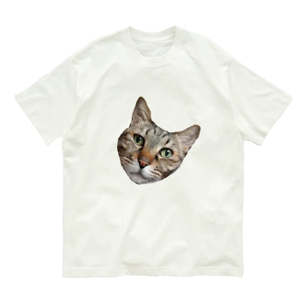 猫様online の猫様のお顔 Organic Cotton T-Shirt