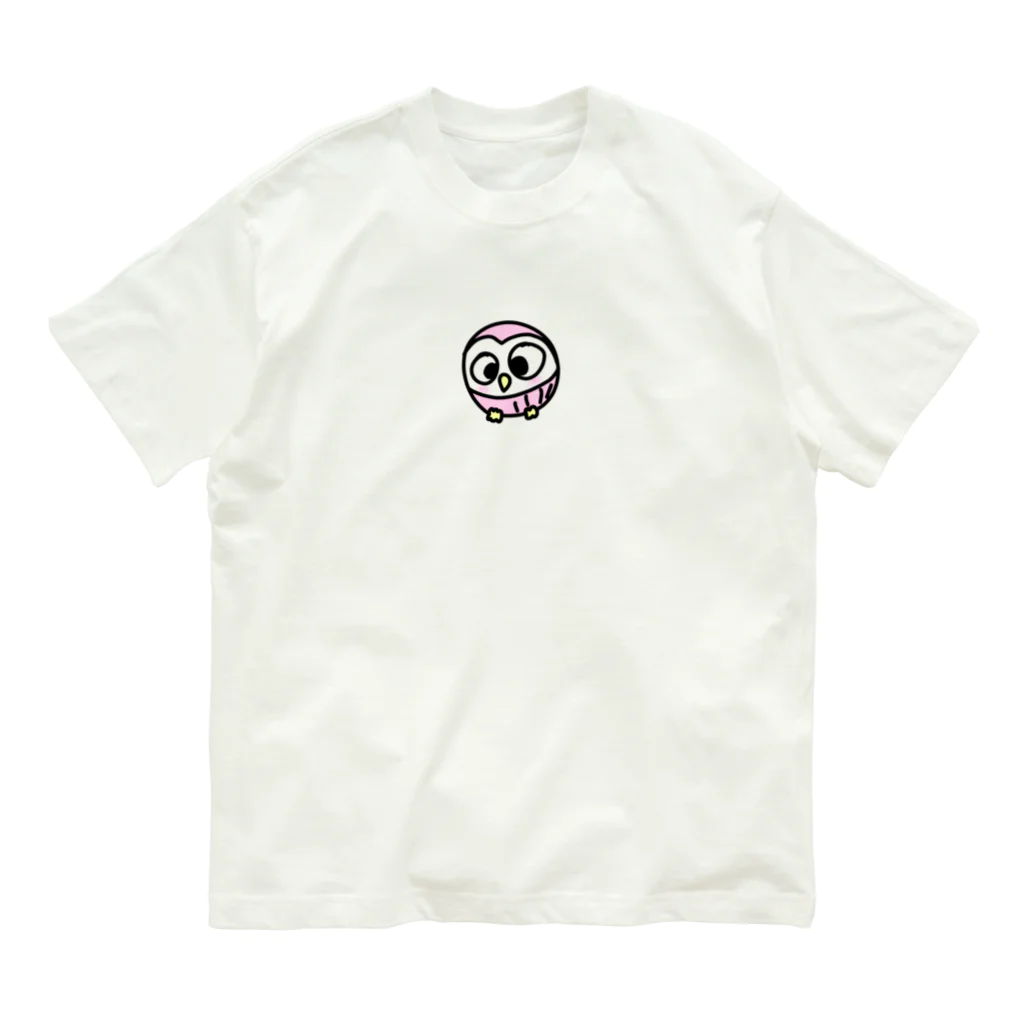 フクロウちゃんの隠れ家のパステルフクロウちゃん Organic Cotton T-Shirt