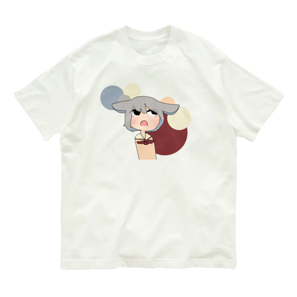 pinoko520のわんこ オーガニックコットンTシャツ