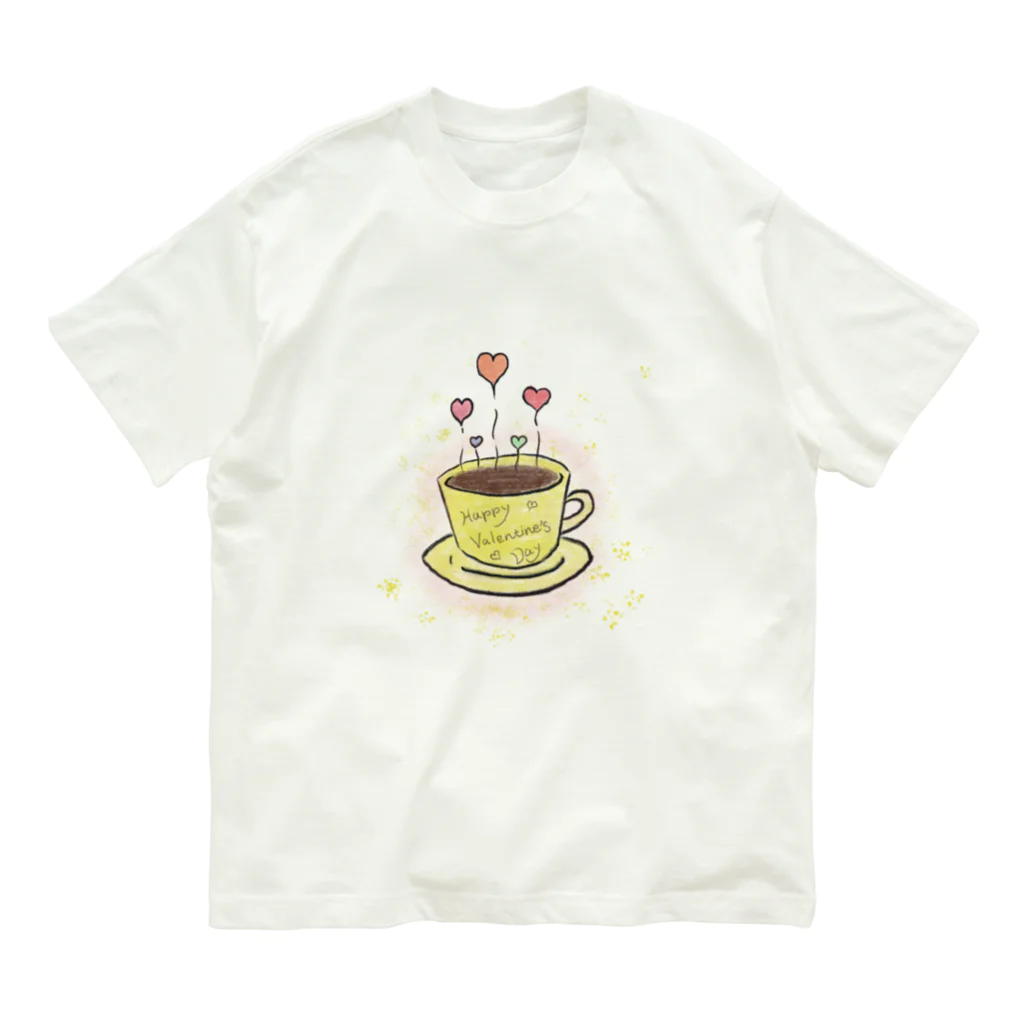 めりこのバレンタイン オーガニックコットンTシャツ