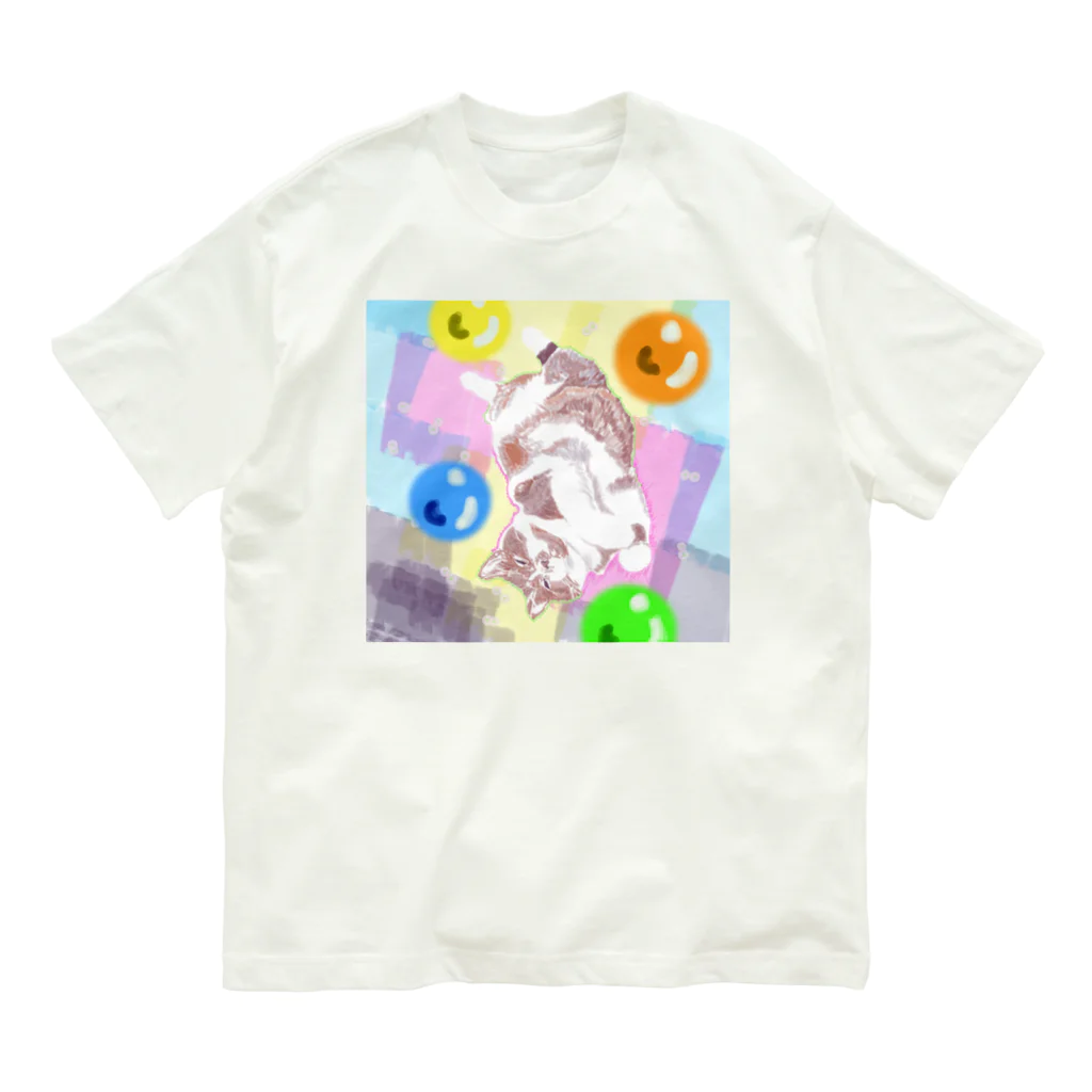水木レナ＠カクヨム＠なろうのふんわりカラフルすこちゃんｖ Organic Cotton T-Shirt