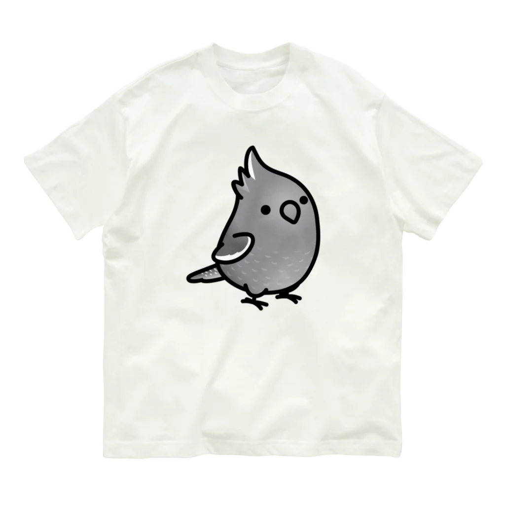 Cody the LovebirdのChubby Bird オカメインコ オーガニックコットンTシャツ