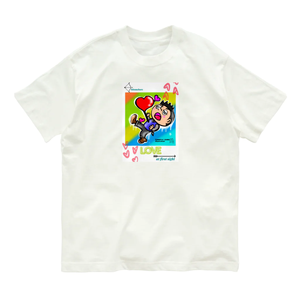 TOMMY★☆ZAWA　ILLUSTRATIONのひとめぼれ。ふたたび。 オーガニックコットンTシャツ