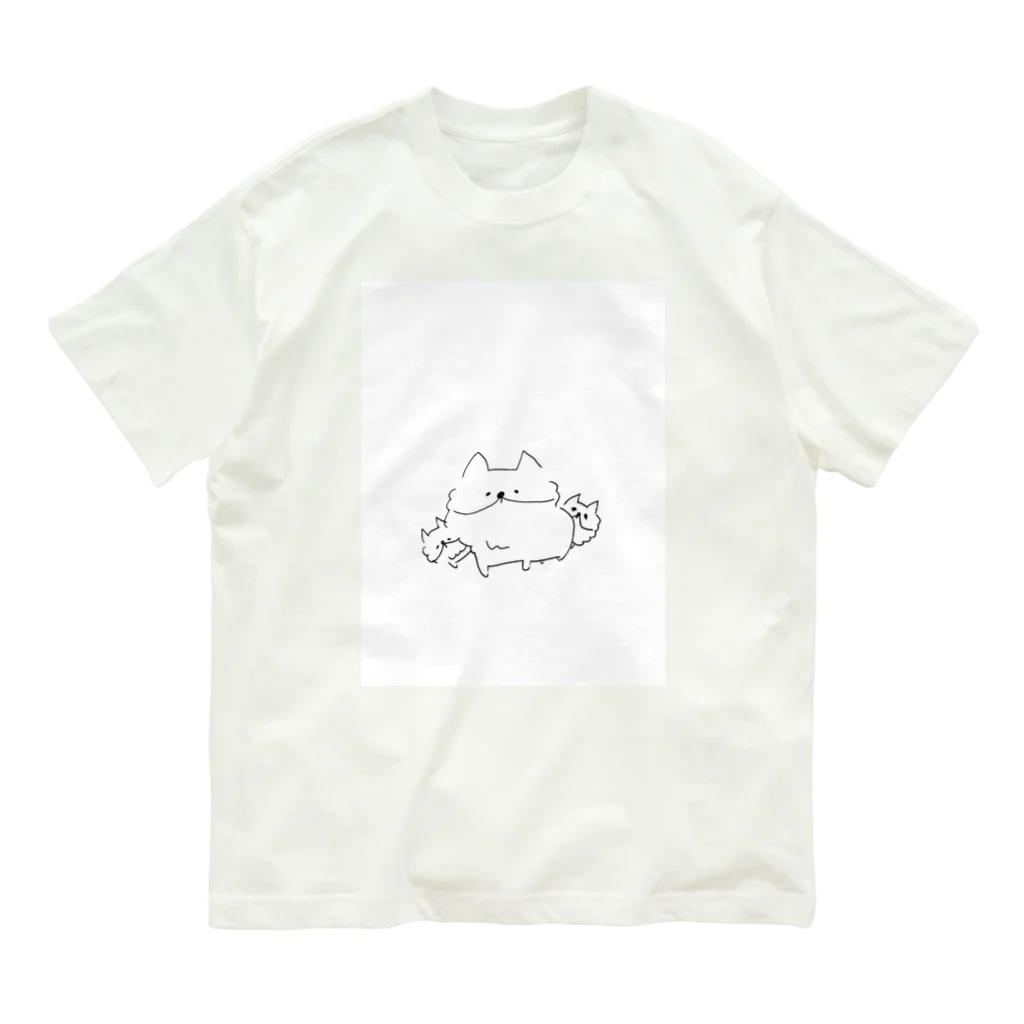 もろこぎくんの三兄弟コーギー Organic Cotton T-Shirt