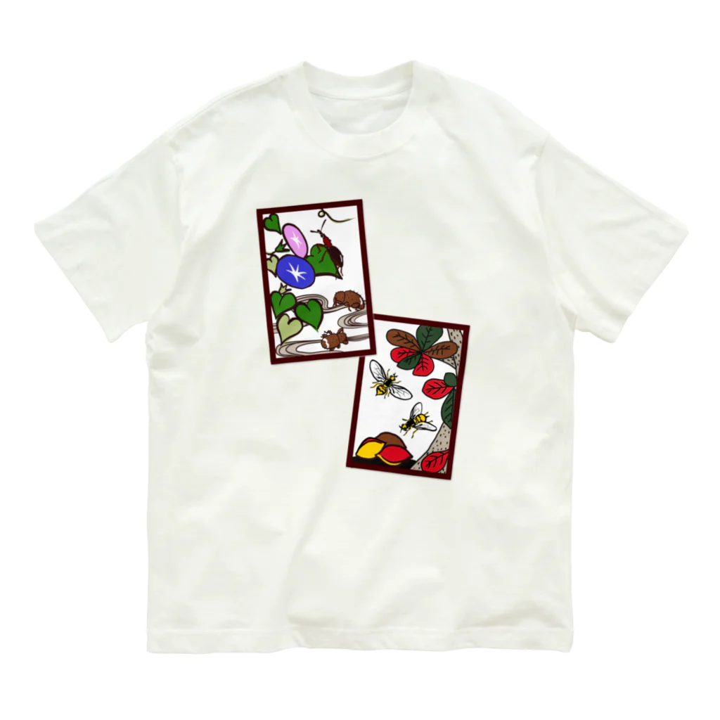 くいなの母の沖縄花札「特殊病害虫」 Organic Cotton T-Shirt