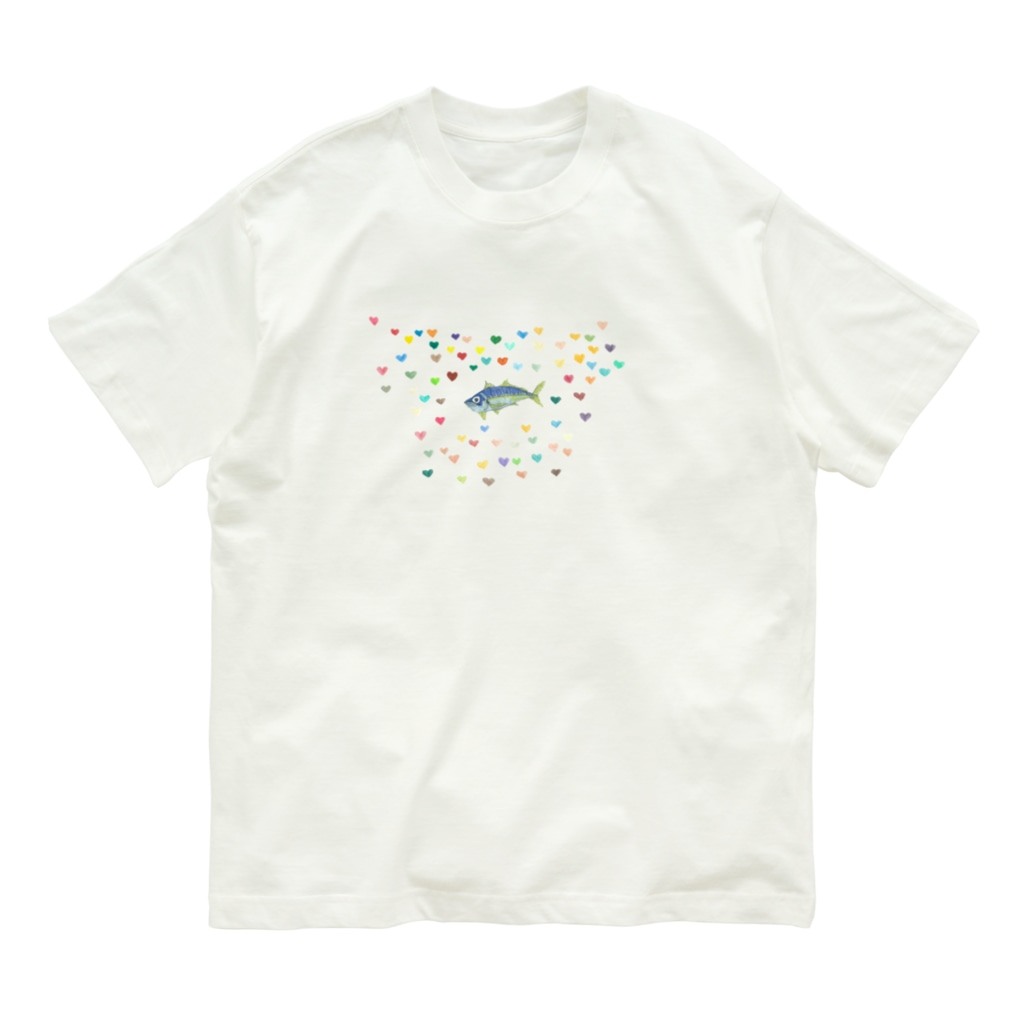 futaba_npoのハートの海 Organic Cotton T-Shirt
