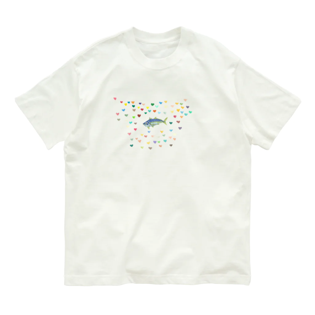 futaba_npoのハートの海 Organic Cotton T-Shirt