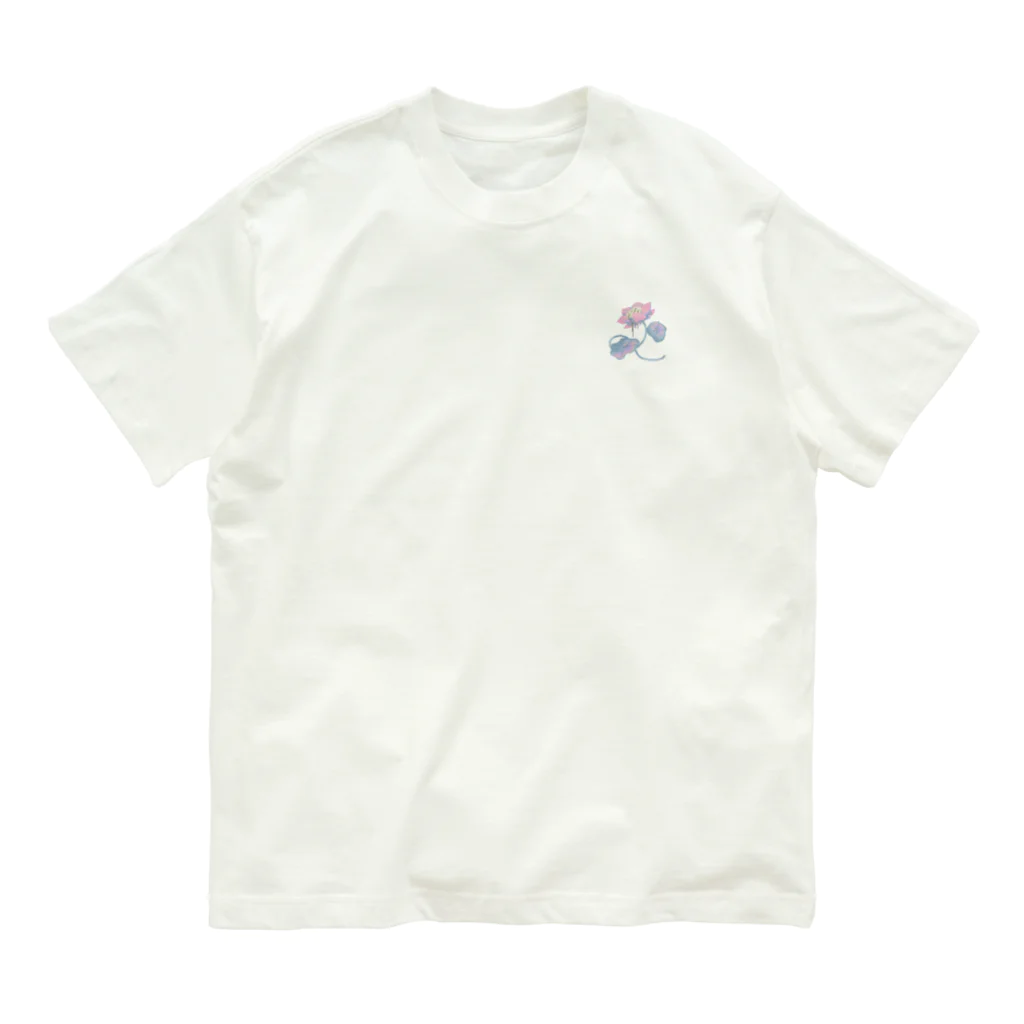 matsuo materialの8dot lotus オーガニックコットンTシャツ