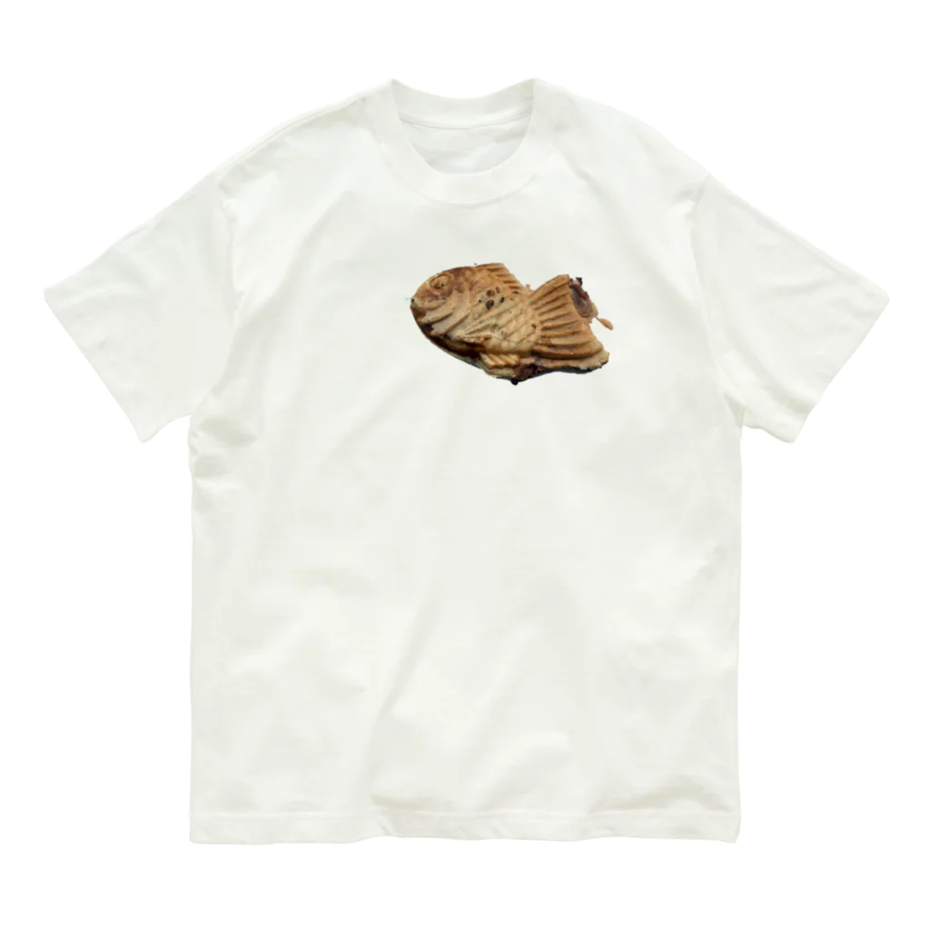 tatatakahashiのたい焼き オーガニックコットンTシャツ