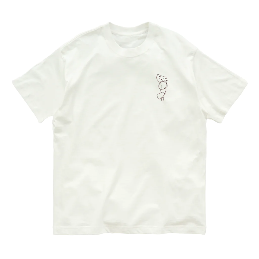 EiとKeiのお店の初めての4歳の似顔絵 Organic Cotton T-Shirt