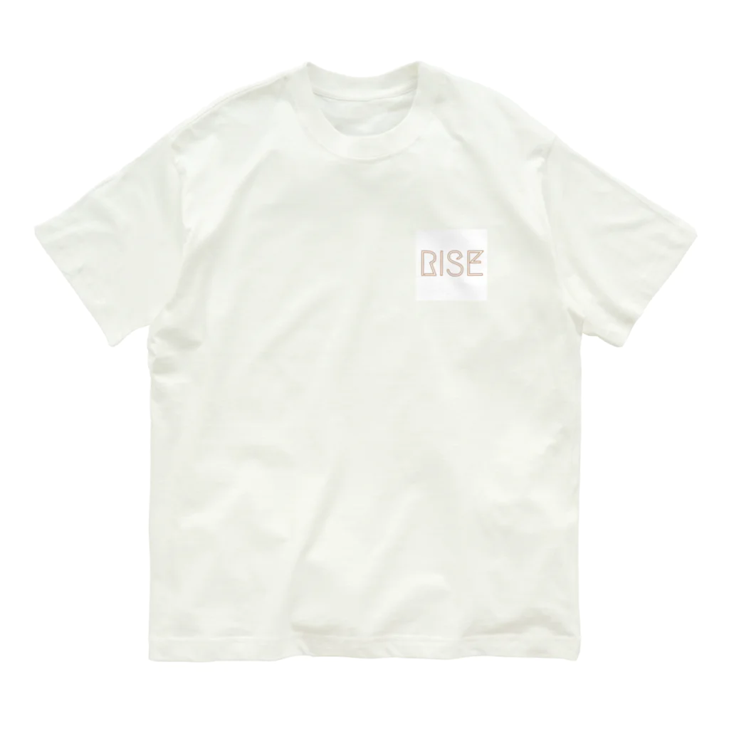 MGMのRISE バックプリント オーガニックコットンTシャツ