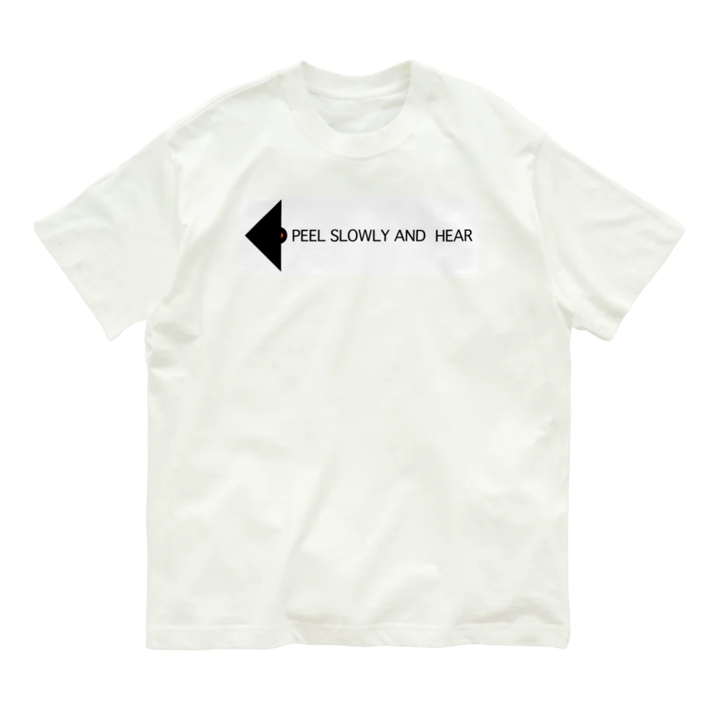 Posagodardy  ポサゴダルディのPEEL SLOWLY AND HEAR Organic Cotton T-Shirt