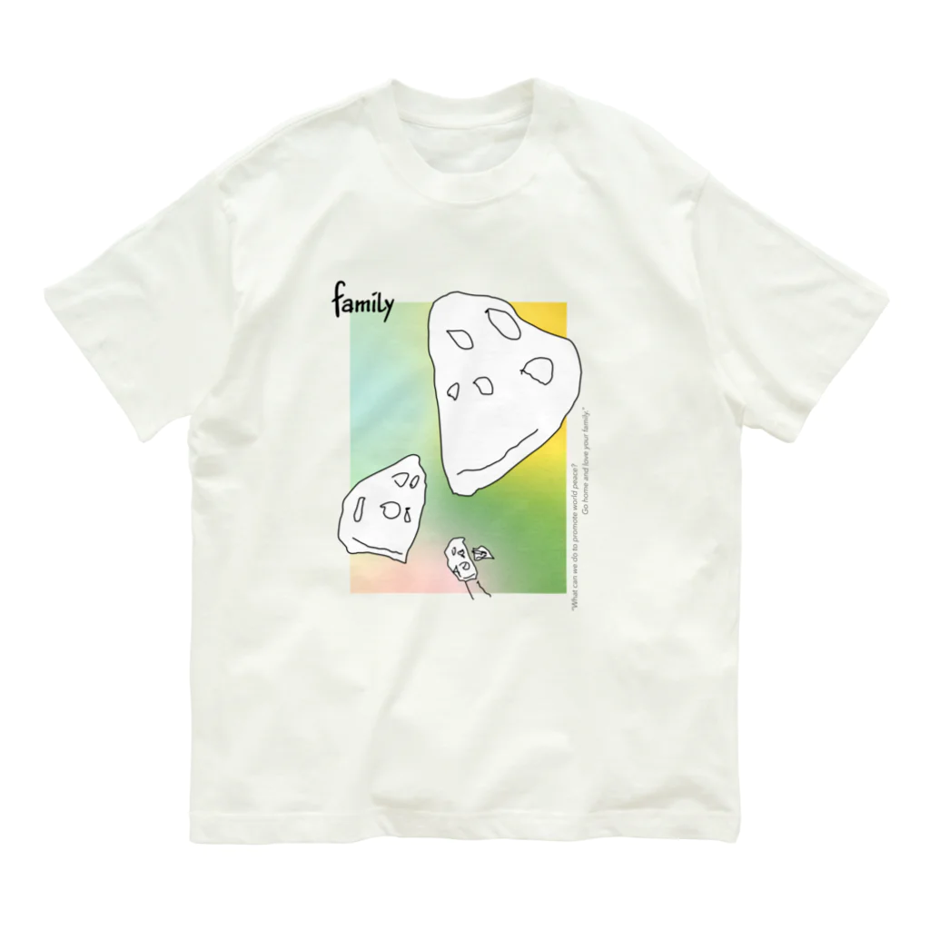 Kengo┃隣人のfamily オーガニックコットンTシャツ