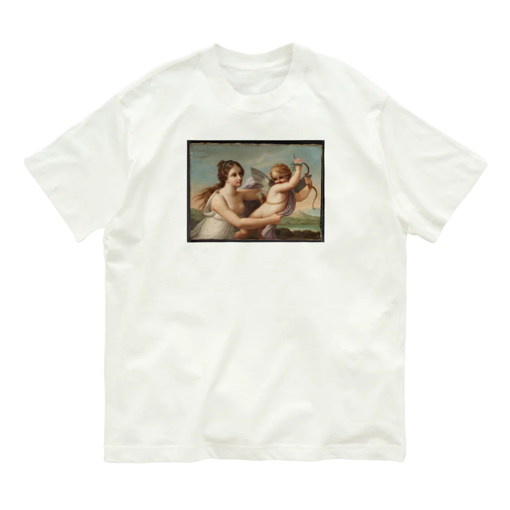 Masterpieceのアンゲリカ・カウフマン　/　エロスの勝利　The Victory of Eros 1750–75 オーガニックコットンTシャツ