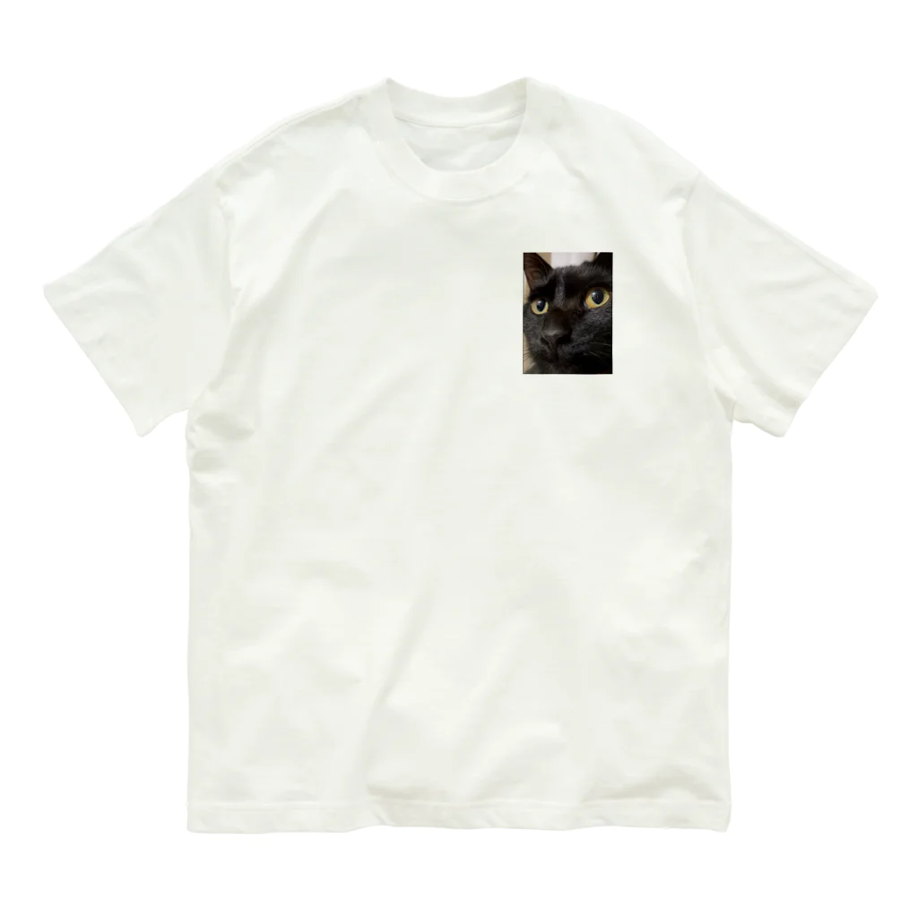 サンサウンドの黒猫天ちゃん Organic Cotton T-Shirt