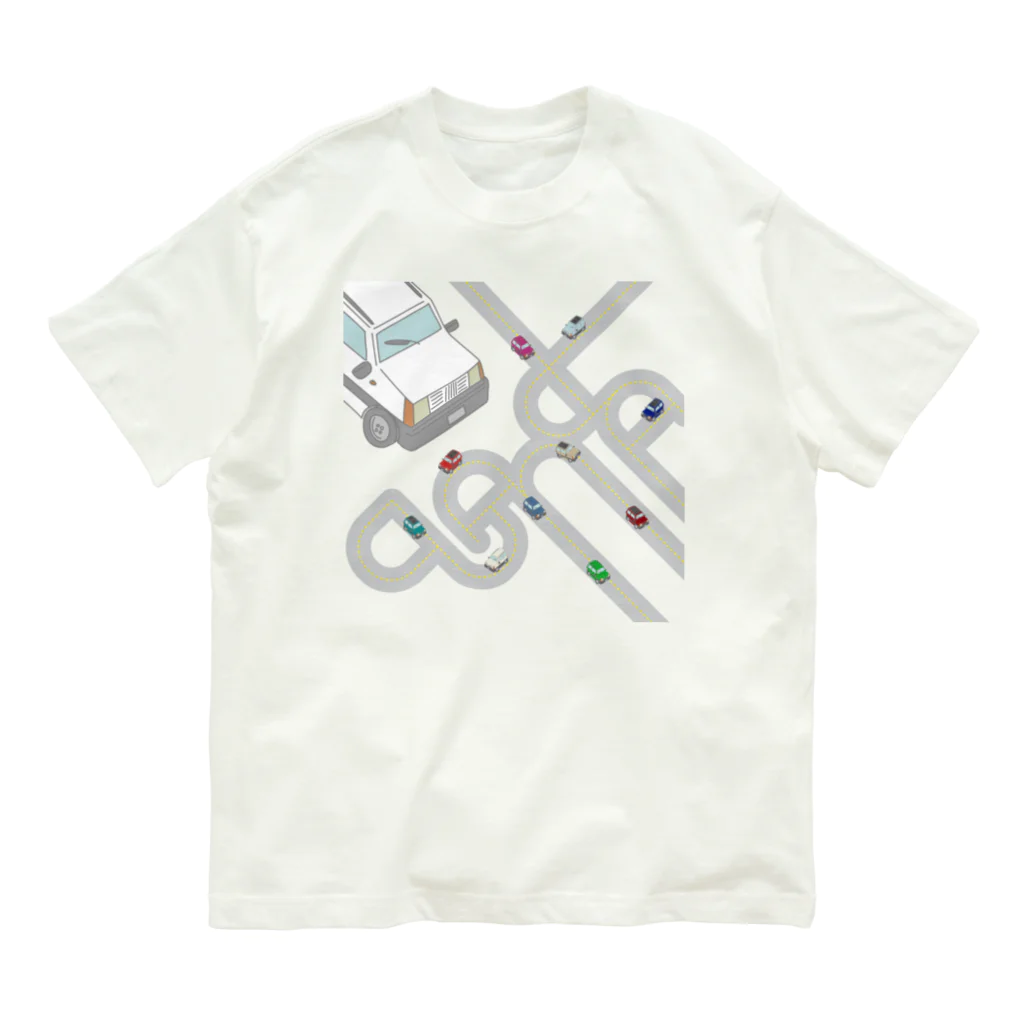 pandaticsのドライブ Organic Cotton T-Shirt