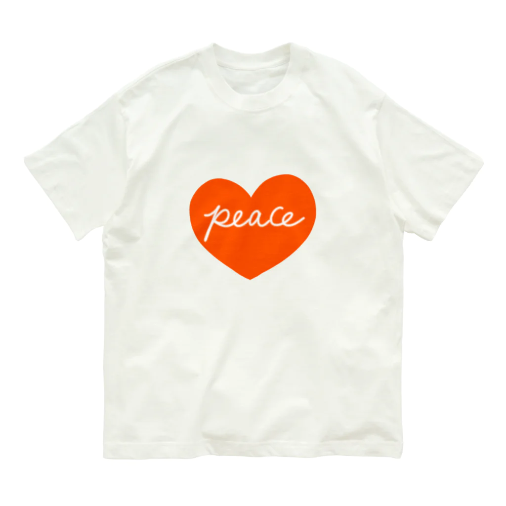 おばあちゃんのオレンジハート Organic Cotton T-Shirt