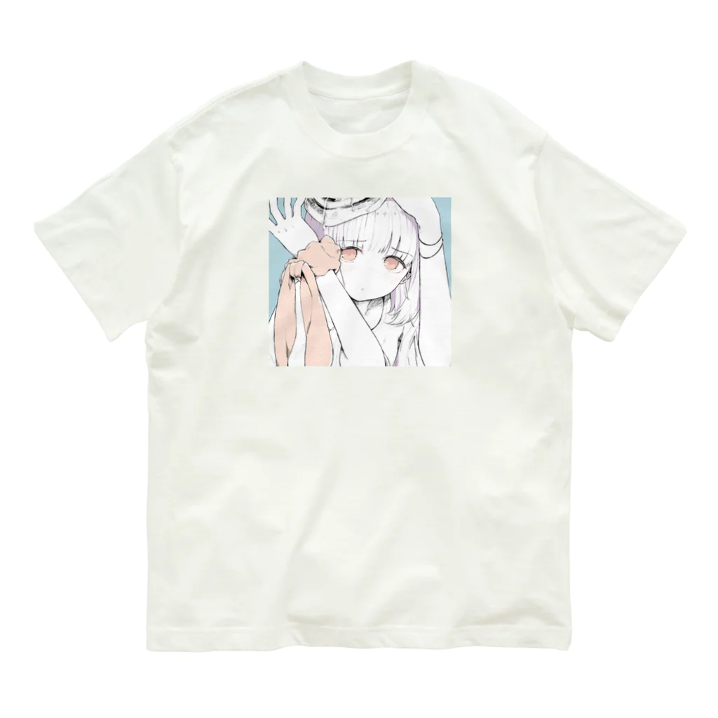uekiのhotcake girl🥞 Organic Cotton T-Shirt