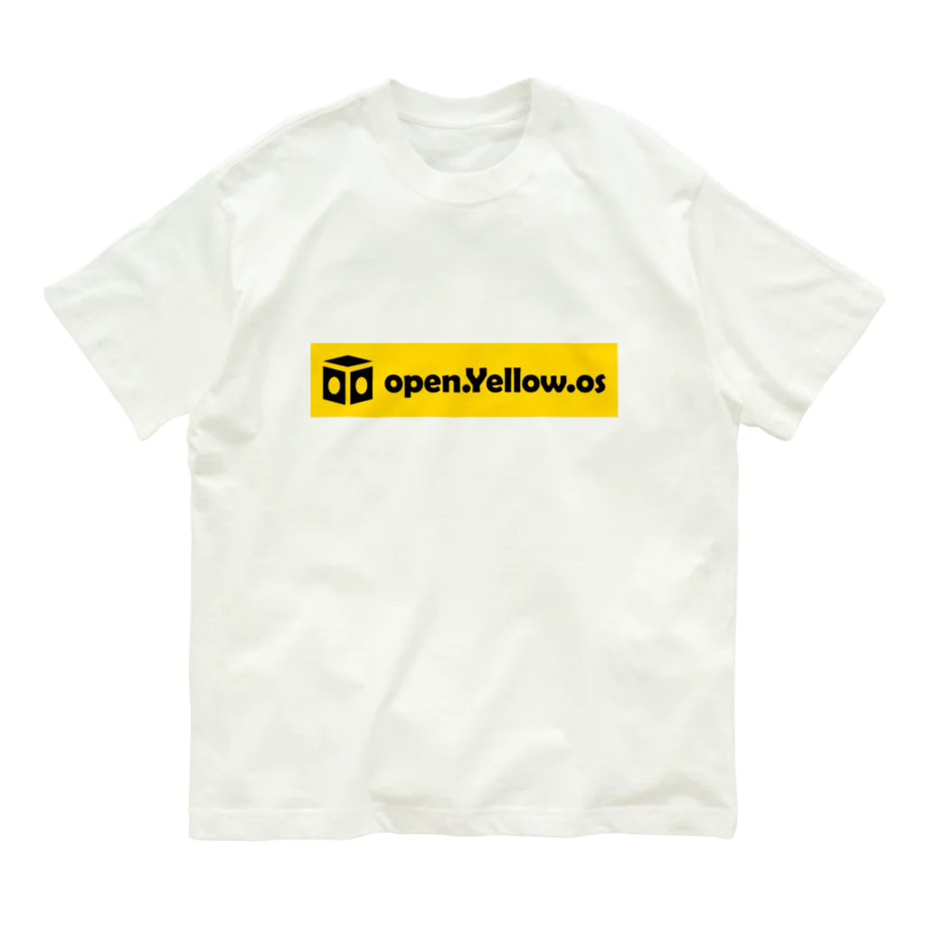 open.Yellow.os original official goods storeのopen.Yellow.os公式支援グッズ オーガニックコットンTシャツ