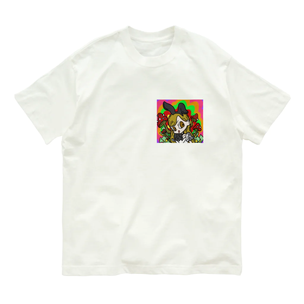 LiLりり🦖🌞のりるりりprint オーガニックコットンTシャツ