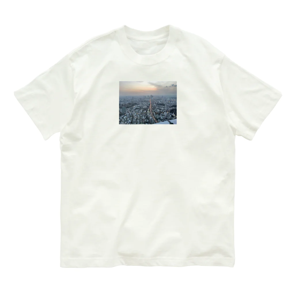 ポメラニアンの福(9歳)の都会 Organic Cotton T-Shirt