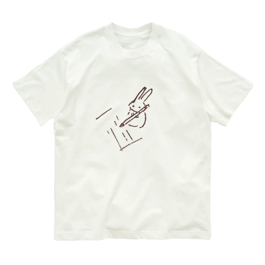 白兎海のラクガキうさぎ Organic Cotton T-Shirt