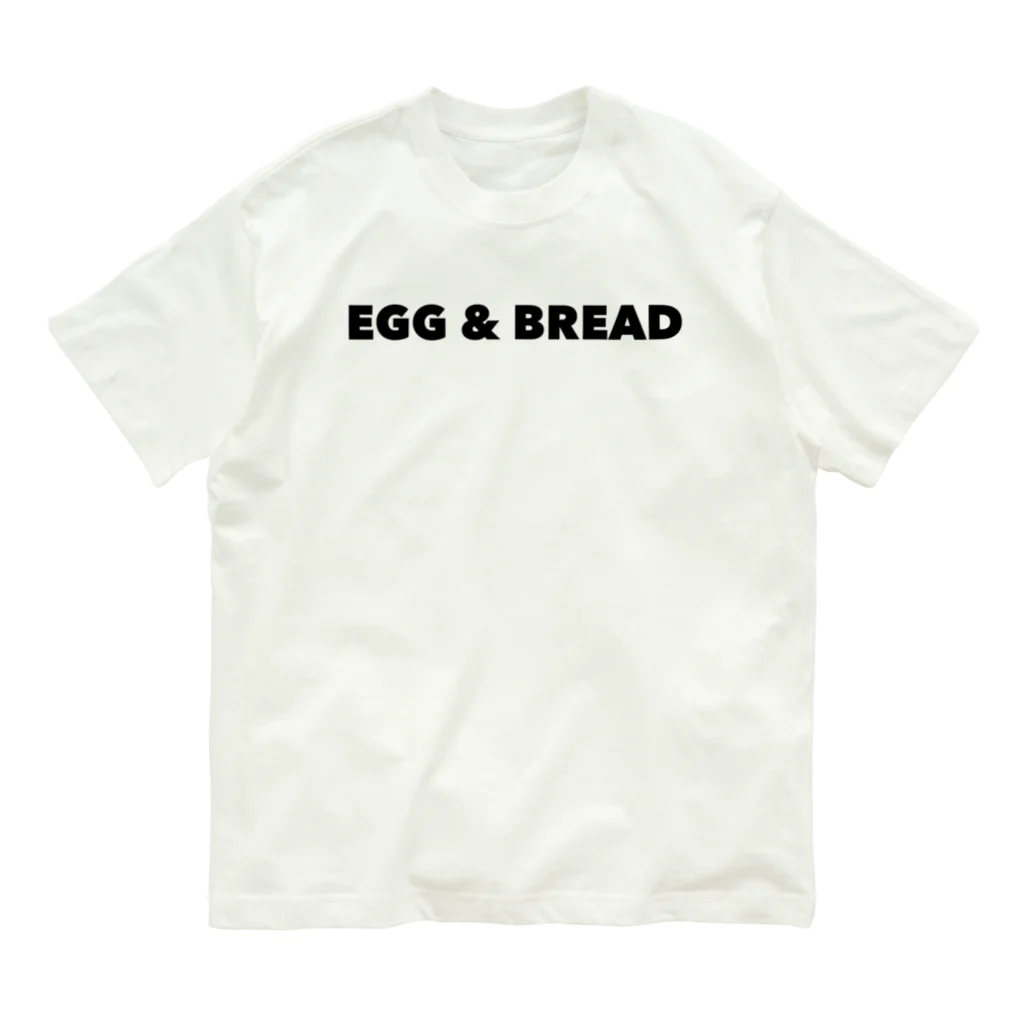 seizanのegg & bread オーガニックコットンTシャツ