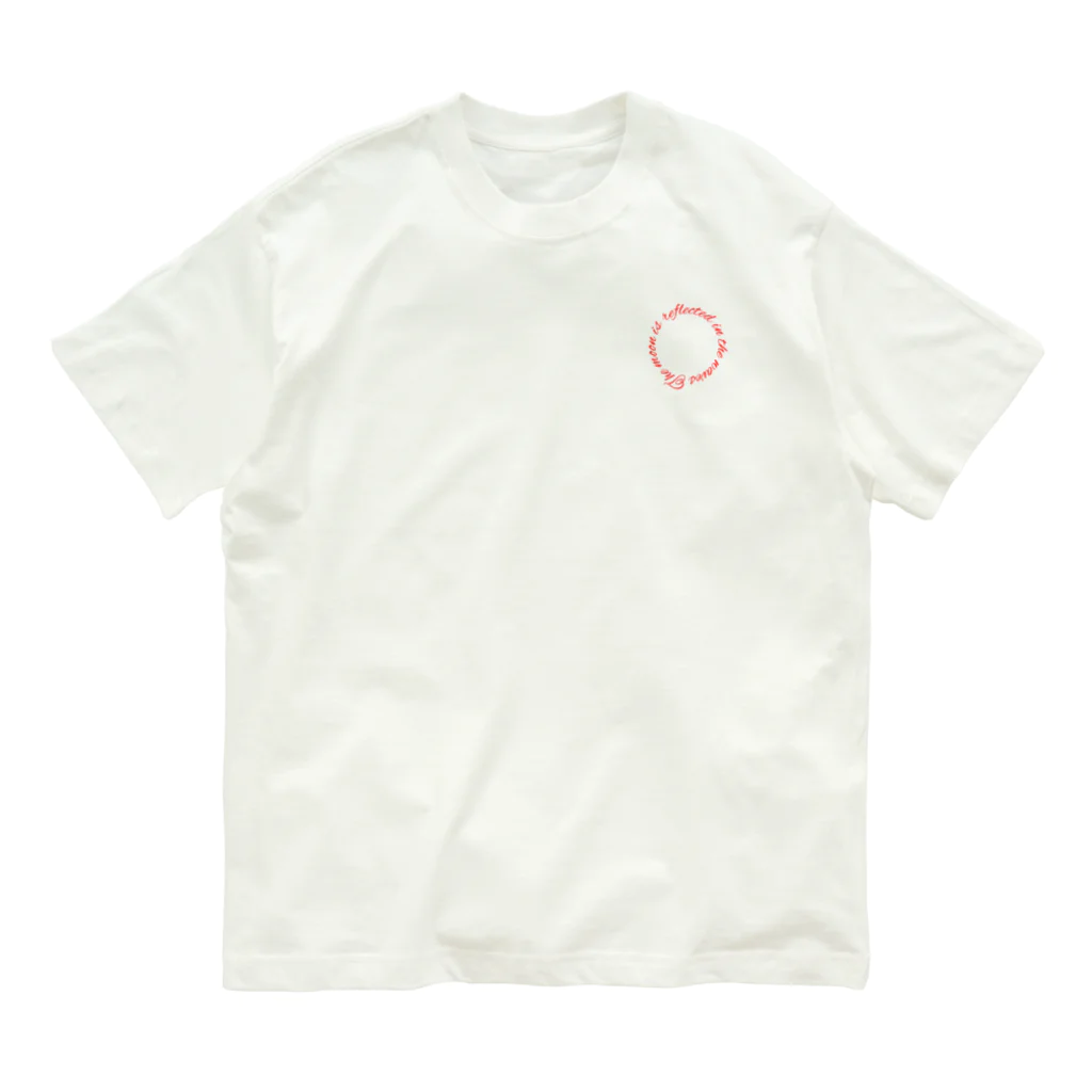 RyuTakatoraのThe moon is reflected in the waves Organic Cotton T-Shirt