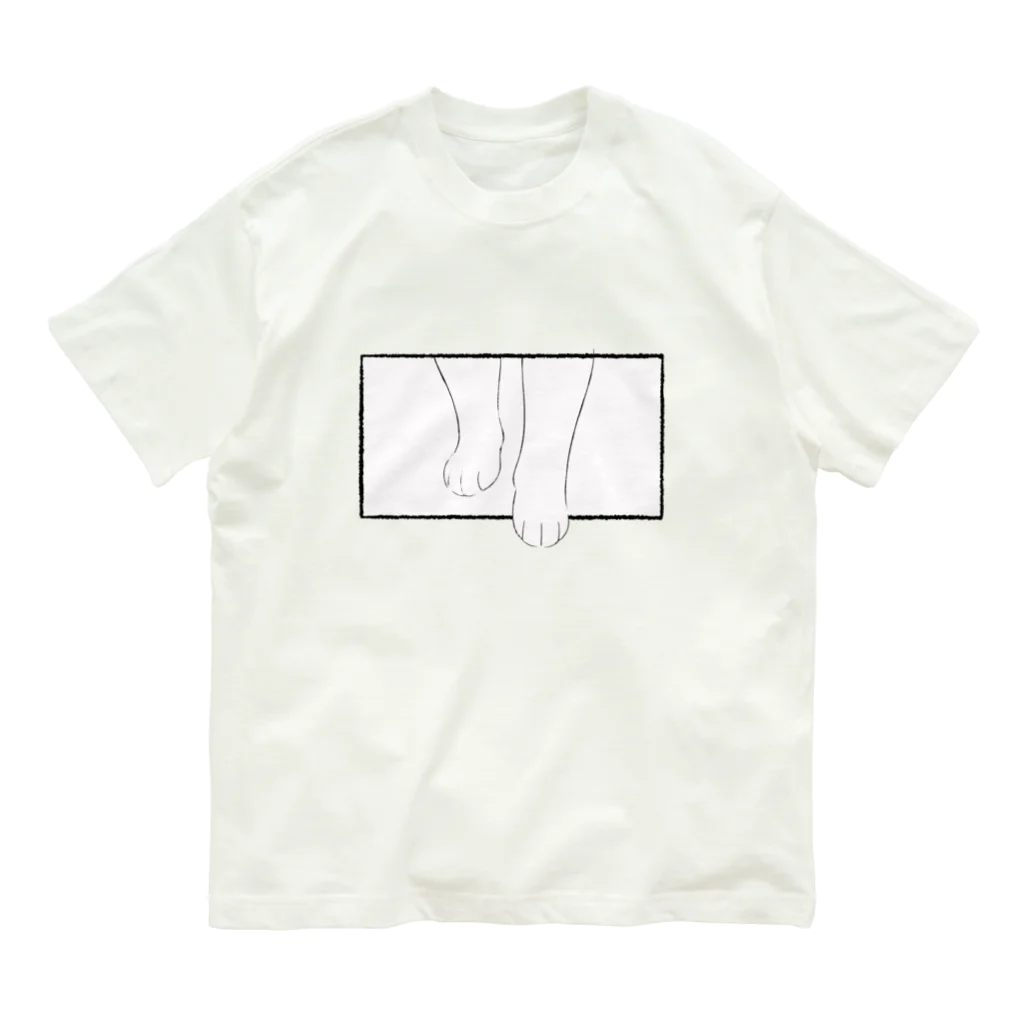 ふじひとの猫足 Organic Cotton T-Shirt