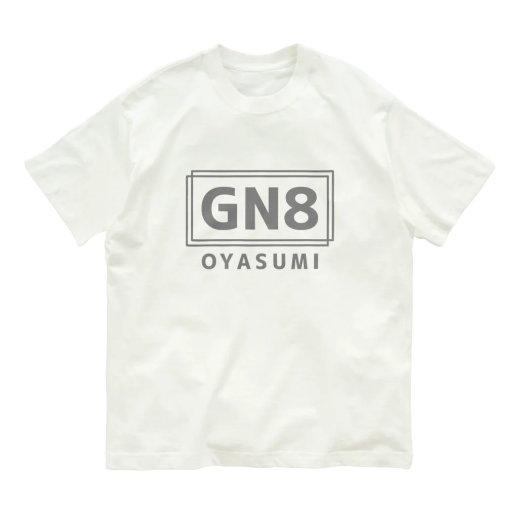 NE9TARのGN8 -OYASUMI- オーガニックコットンTシャツ