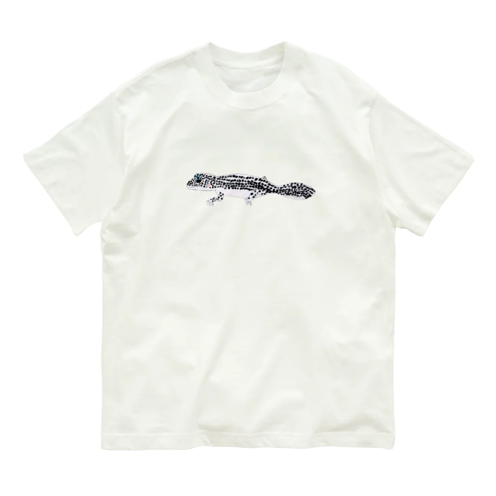 konkon-shopの僕が飼いたいレオパ（ヒョウモントカゲモドキ） Organic Cotton T-Shirt