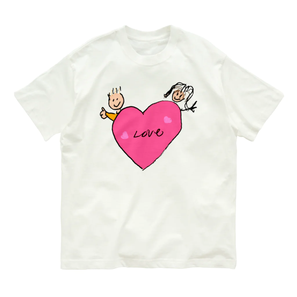 Walton’sのハート　ピンク Organic Cotton T-Shirt