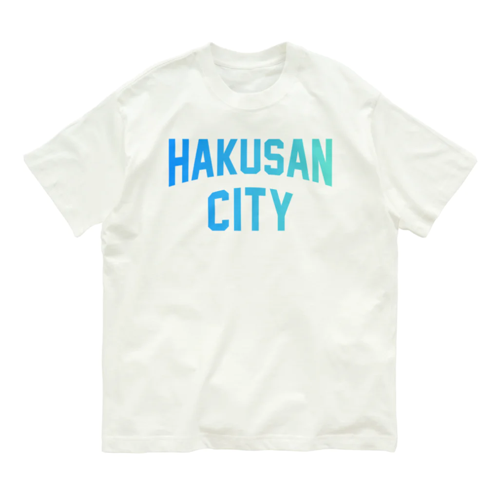 JIMOTOE Wear Local Japanの白山市 HAKUSAN CITY Organic Cotton T-Shirt