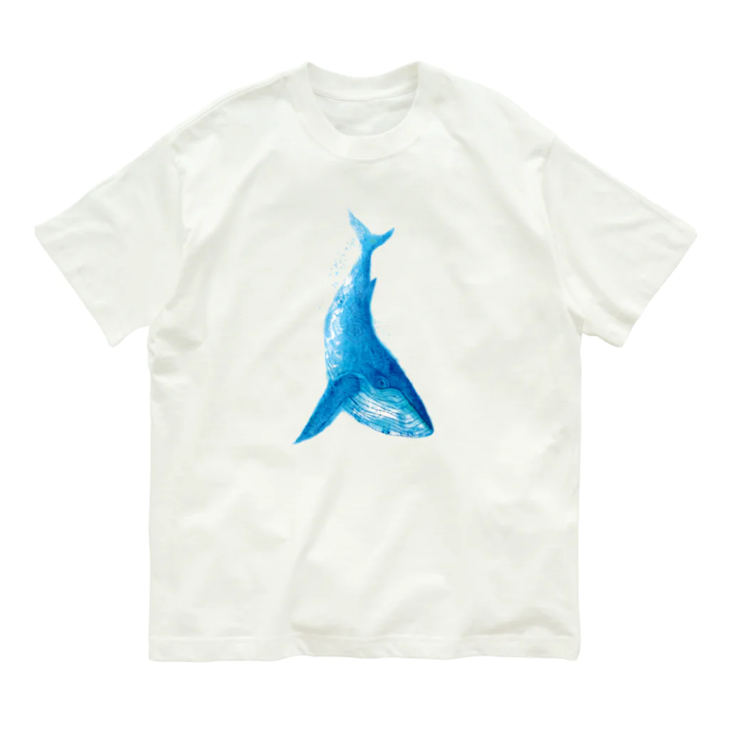 shokomumuのYAKUSHIMA ∞ ザトウクジラ Organic Cotton T-Shirt