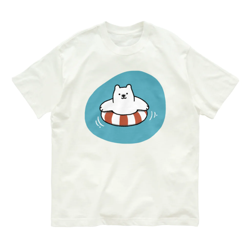 ホーリーモーリーギャラリーのぷかぷか浮かぶしろくまくん オーガニックコットンTシャツ