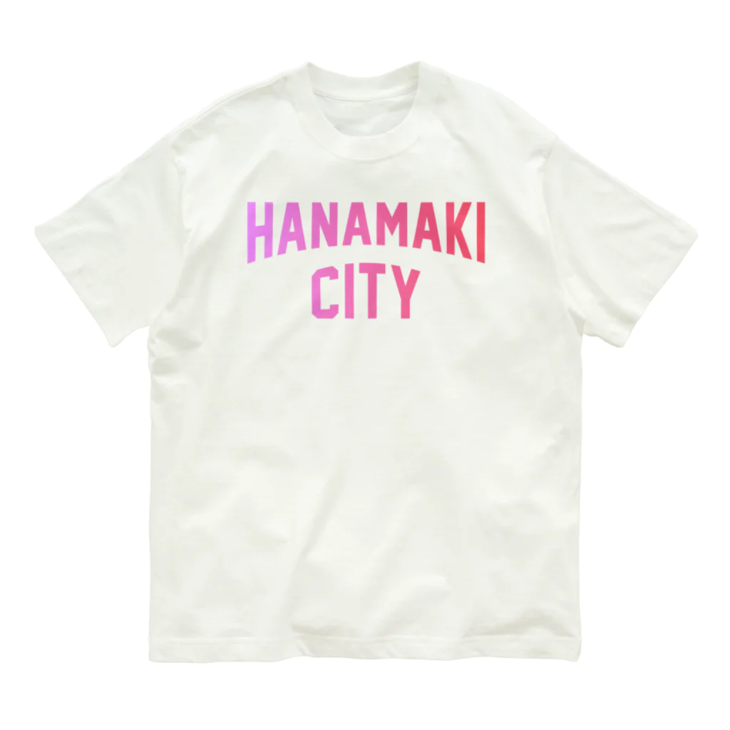 JIMOTOE Wear Local Japanの花巻市 HANAMAKI CITY Organic Cotton T-Shirt