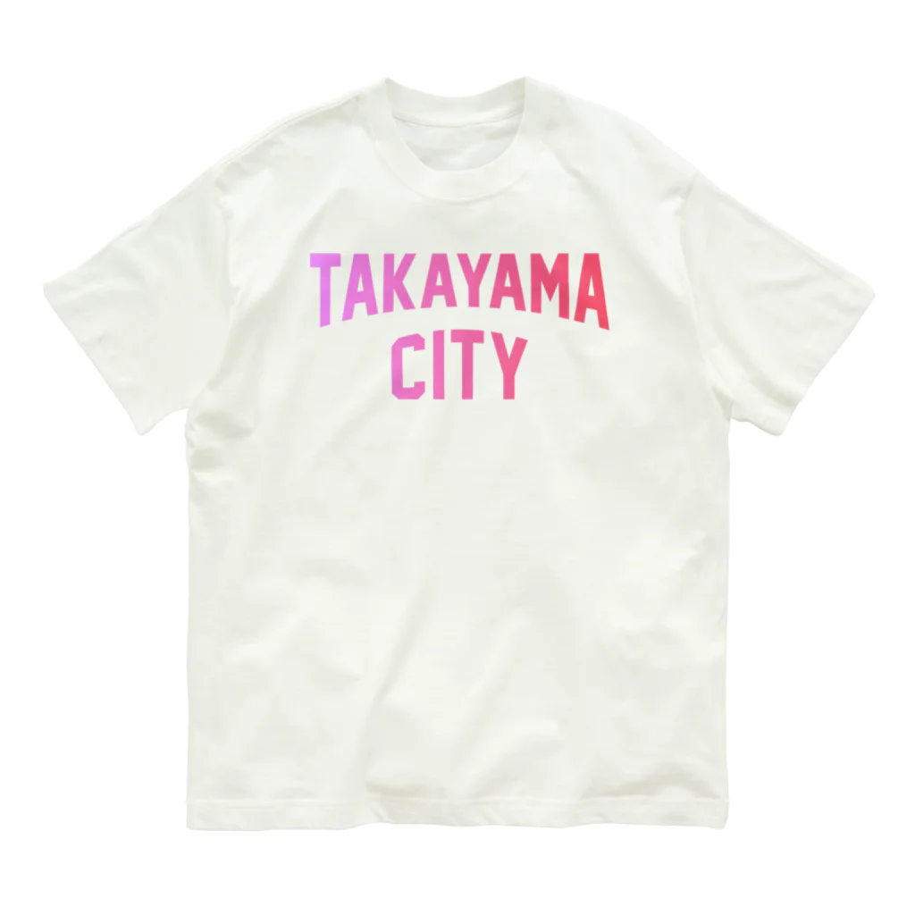 JIMOTOE Wear Local Japanの高山市 TAKAYAMA CITY オーガニックコットンTシャツ