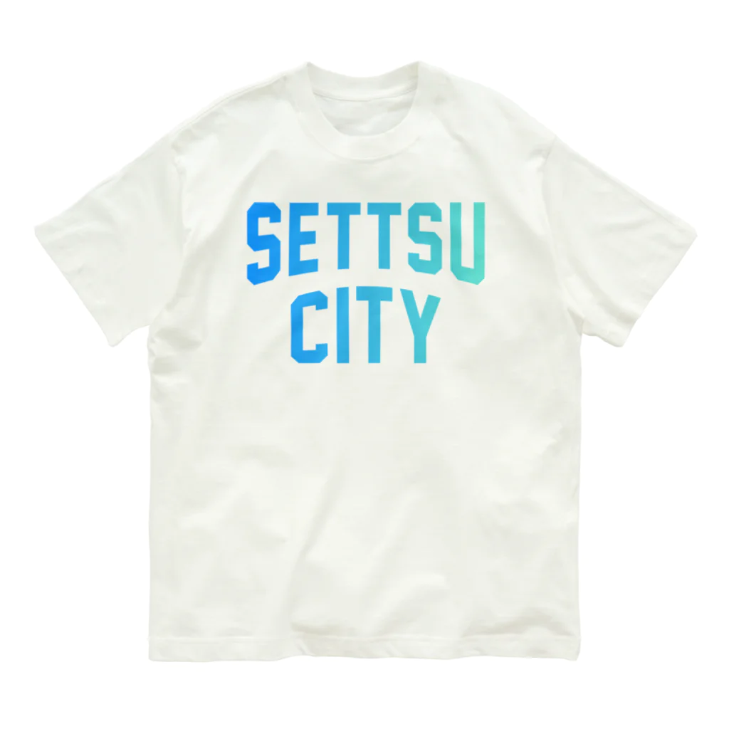 JIMOTOE Wear Local Japanの摂津市 SETTSU CITY オーガニックコットンTシャツ