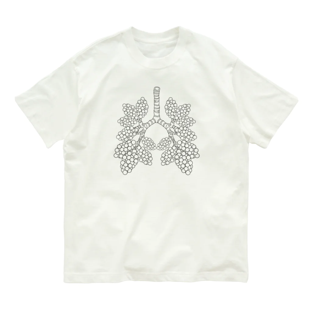 momolove の肺胞 Organic Cotton T-Shirt