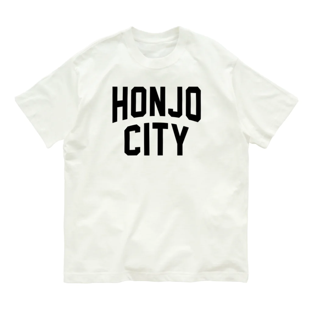 JIMOTOE Wear Local Japanの本庄市 HONJO CITY Organic Cotton T-Shirt