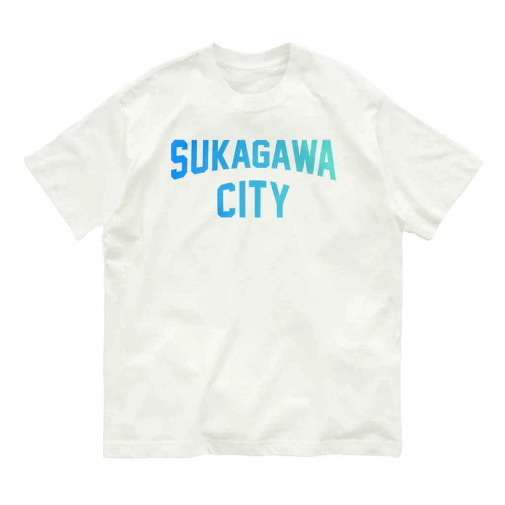 JIMOTOE Wear Local Japanの須賀川市 SUKAGAWA CITY Organic Cotton T-Shirt