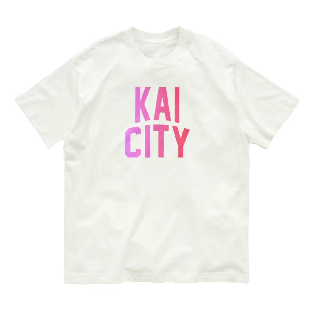 JIMOTOE Wear Local Japanの甲斐市 KAI CITY オーガニックコットンTシャツ