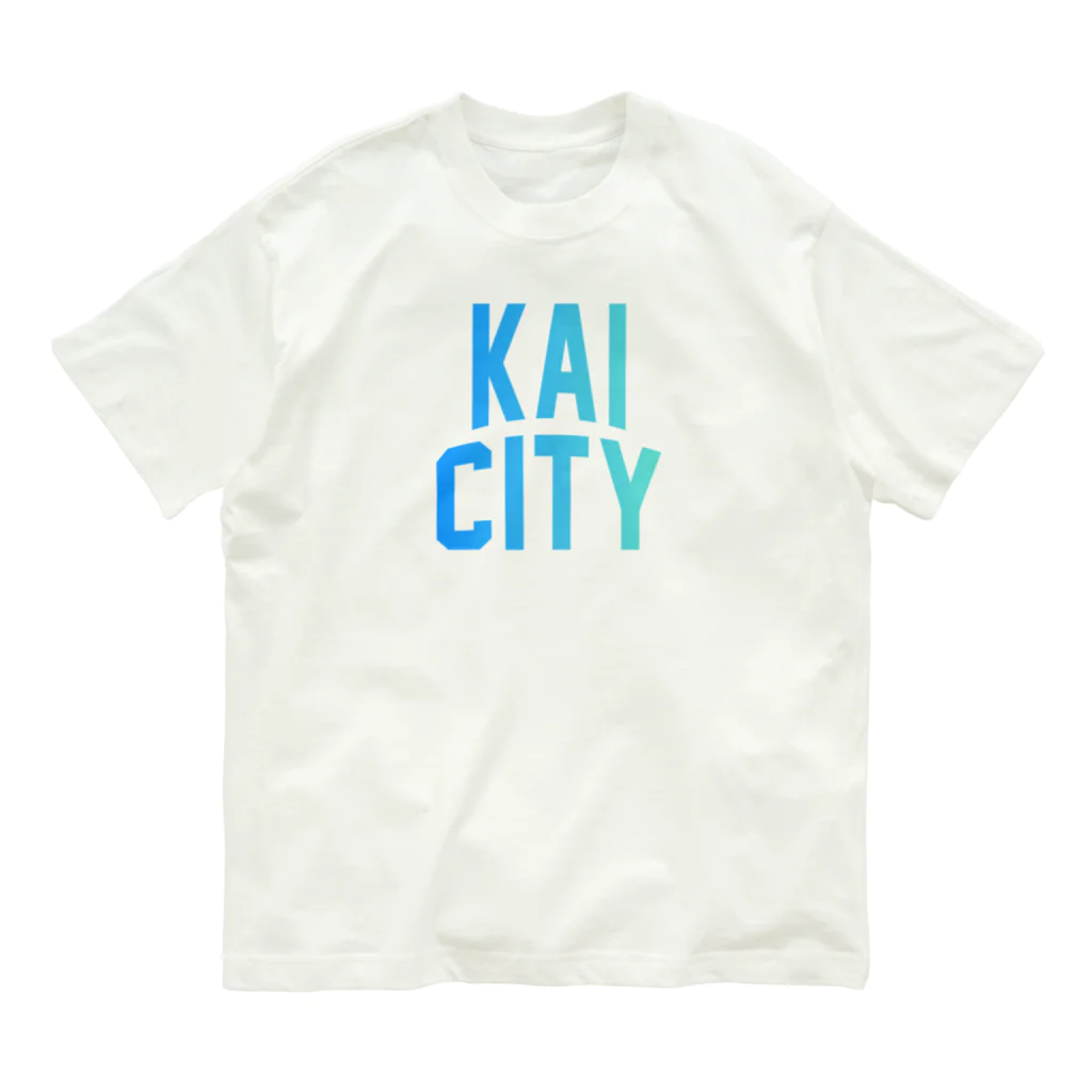 JIMOTOE Wear Local Japanの甲斐市 KAI CITY オーガニックコットンTシャツ