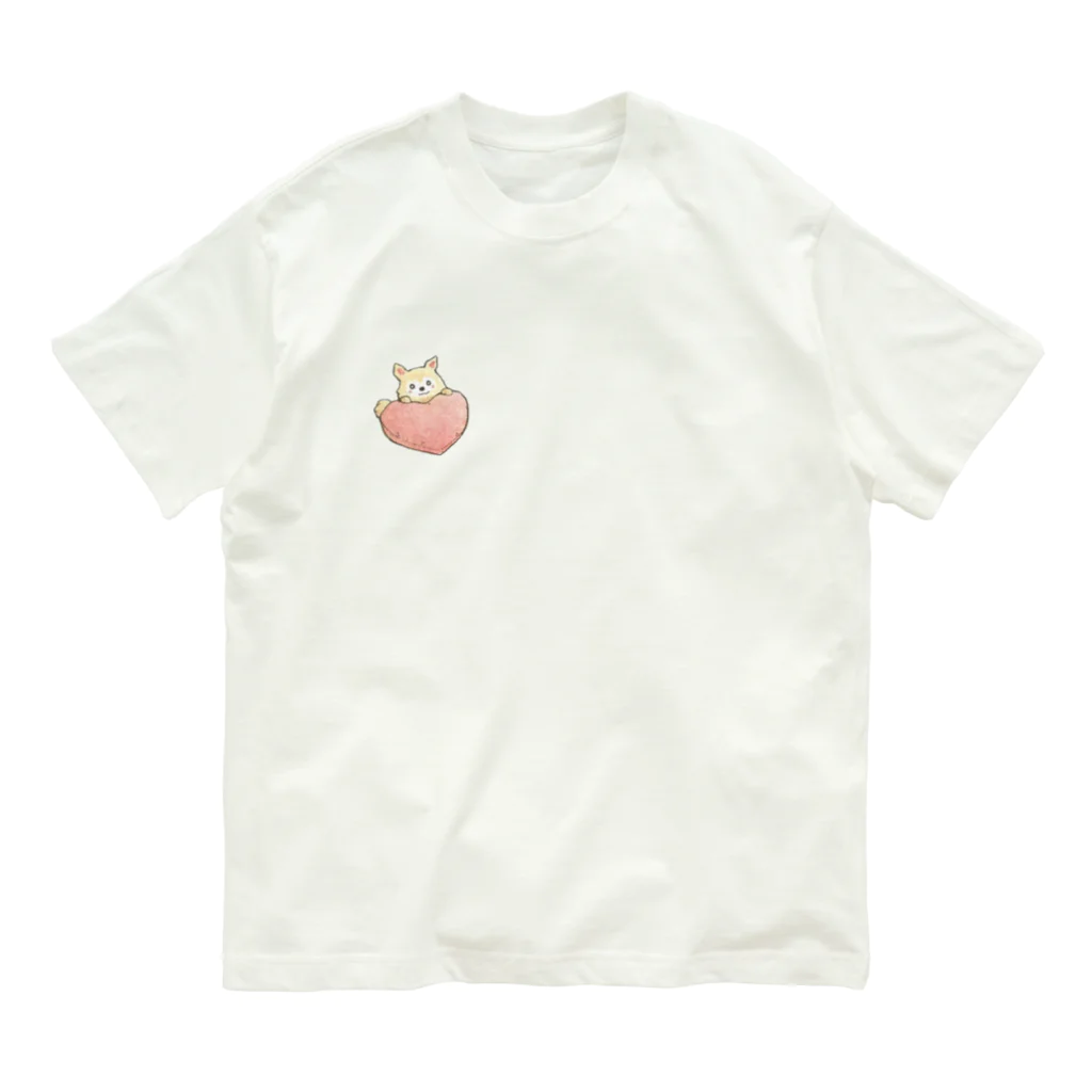 kichako_BANRIのハートチワワ（キララ） オーガニックコットンTシャツ