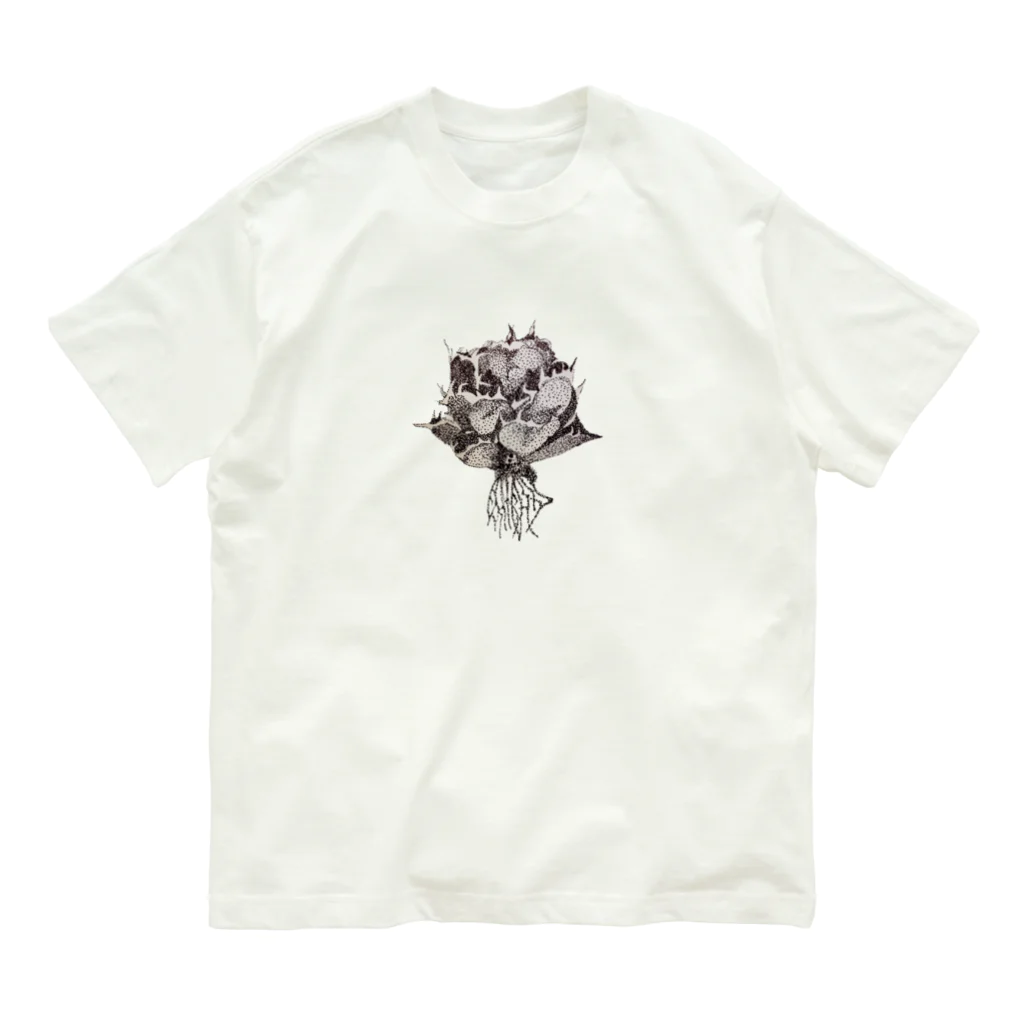 HARAHARA   SHOPのアガベチタノタ白鯨 Organic Cotton T-Shirt