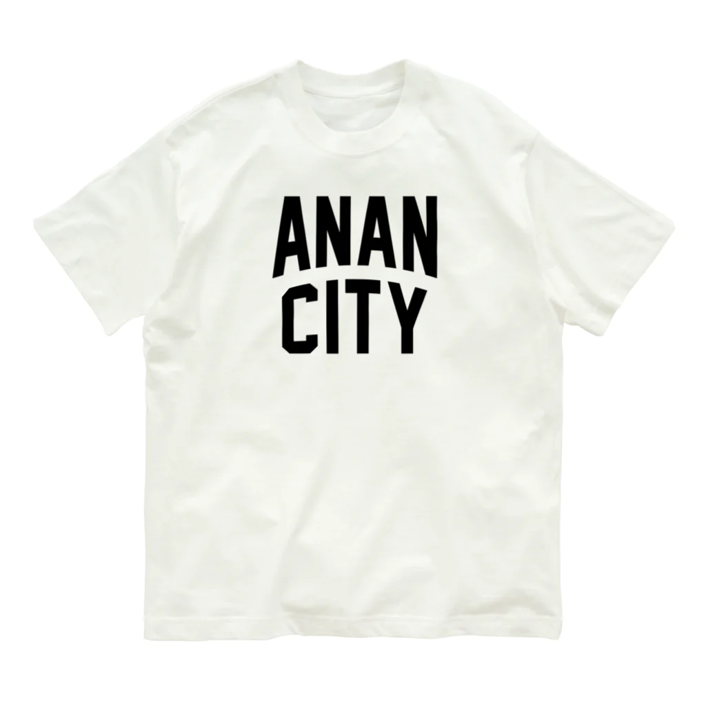 JIMOTOE Wear Local Japanの阿南市 ANAN CITY オーガニックコットンTシャツ