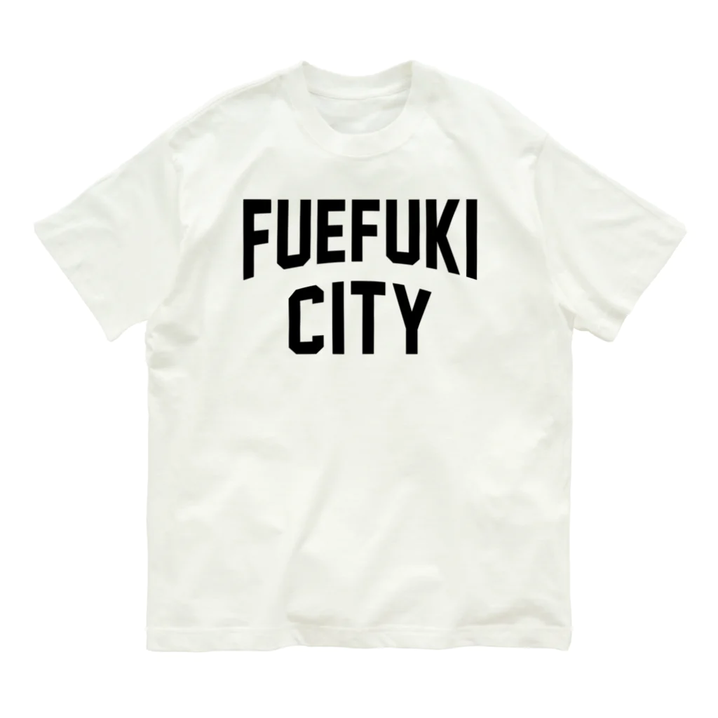 JIMOTOE Wear Local Japanの笛吹市 FUEFUKI CITY オーガニックコットンTシャツ