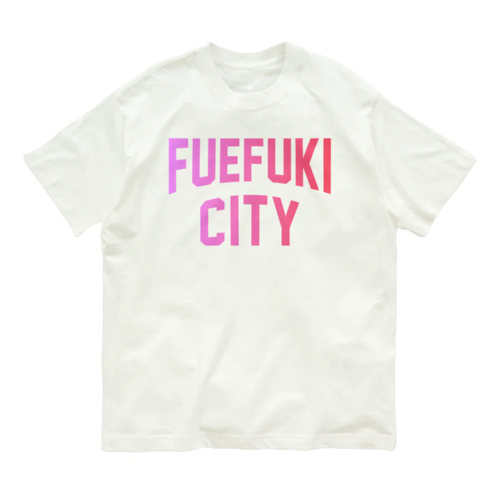JIMOTO Wear Local Japanの笛吹市 FUEFUKI CITY オーガニックコットンTシャツ
