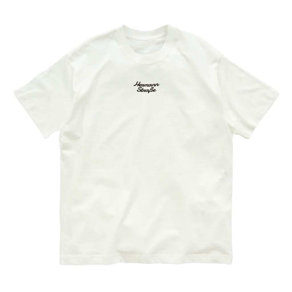 HermannStrasseのゴッホとフトアゴヒゲトカゲ：バックプリント オーガニックコットンTシャツ