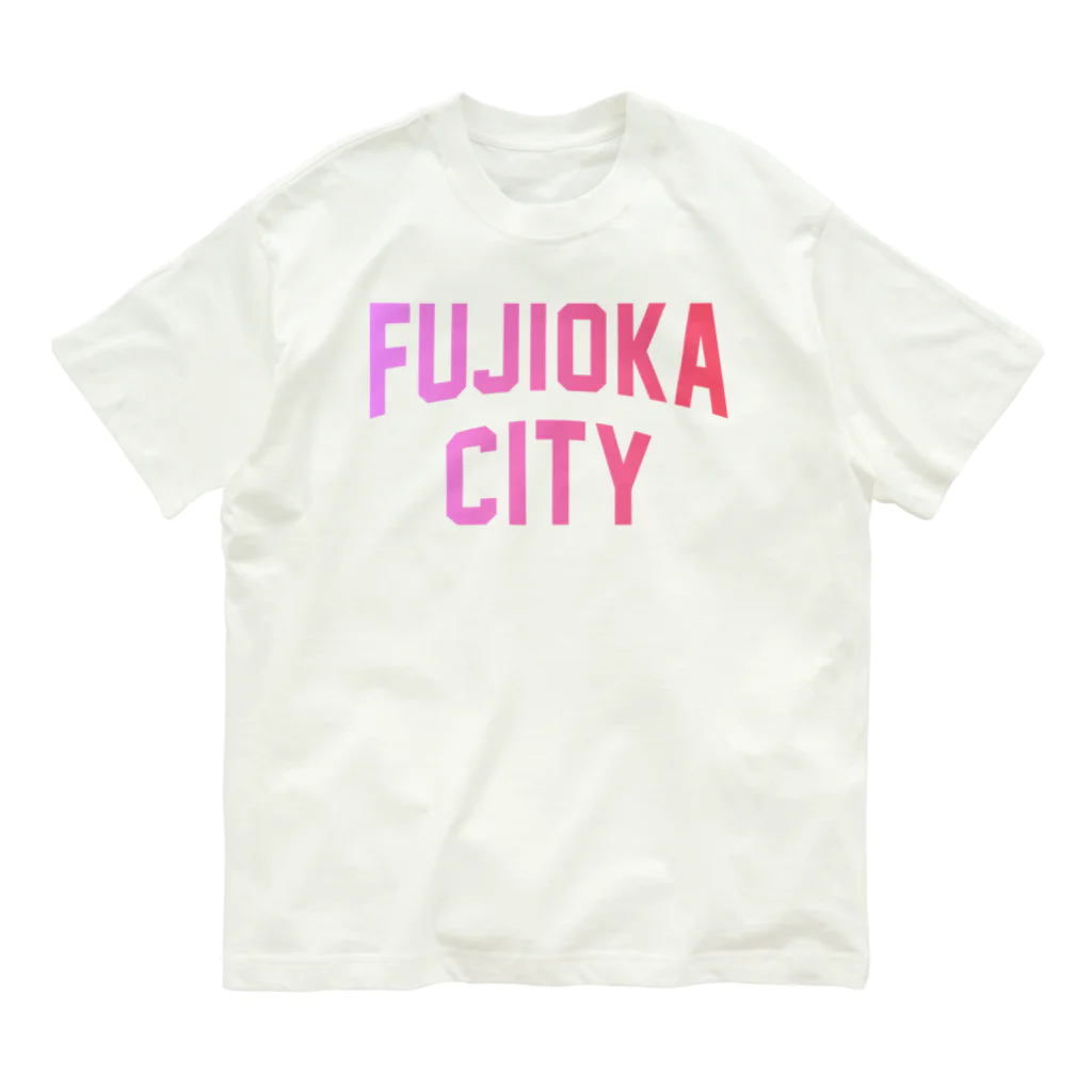 JIMOTOE Wear Local Japanの藤岡市 FUJIOKA CITY オーガニックコットンTシャツ